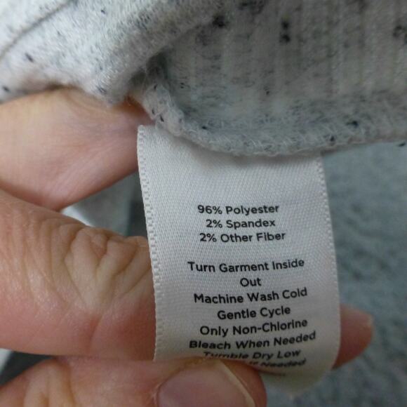 Talbots Sweater Womens Medium Gray Funnel Neck Pullover Lightweight Outdoor - Picture 7 of 8